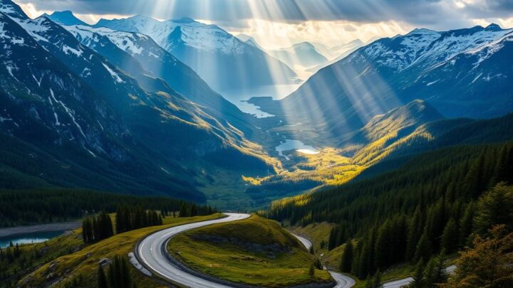 Norwegen Rundreise Auto Routenvorschläge für Urlauber