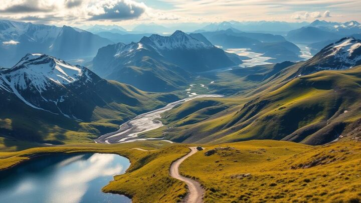 Saltfjellet Svartisen National Park in Nordnorwegen