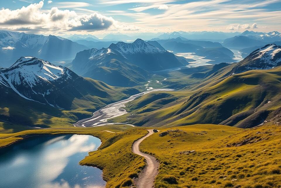 Saltfjellet Svartisen National Park in Nordnorwegen