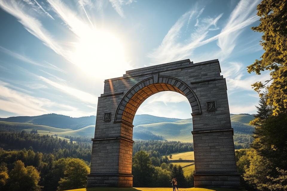 Der historische Struve Bogen – UNESCO Weltkulturerbe