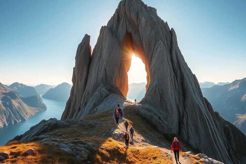 Torghatten Wanderung – Norwegens spektakulärer Felsweg