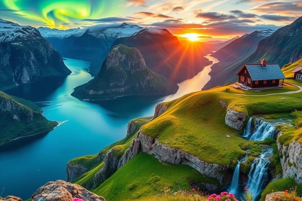 Fotokalender mit Urlaubsfotos aus Norwegen gestalten