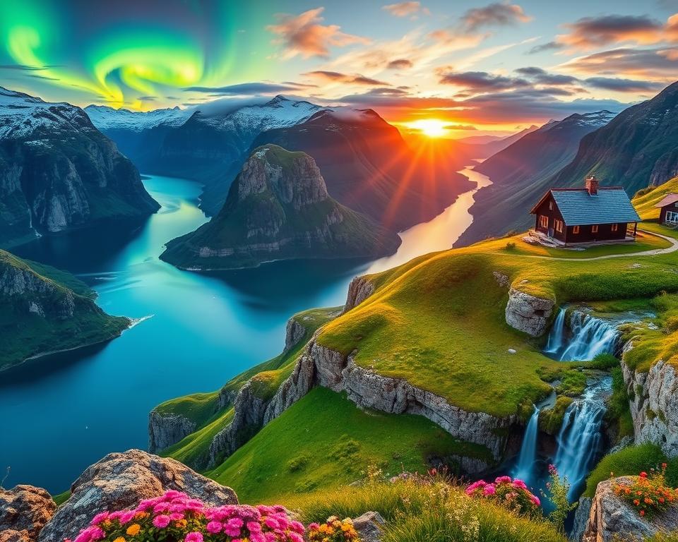 Fotokalender mit Urlaubsfotos aus Norwegen gestalten