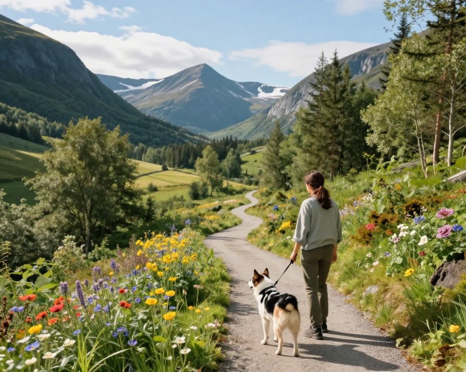 Leinenpflicht in Norwegens Natur
