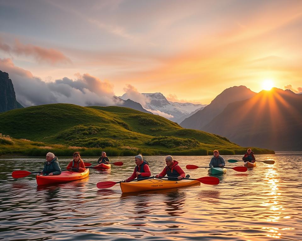 Mitternachtssonne Aktivitäten in Norwegen