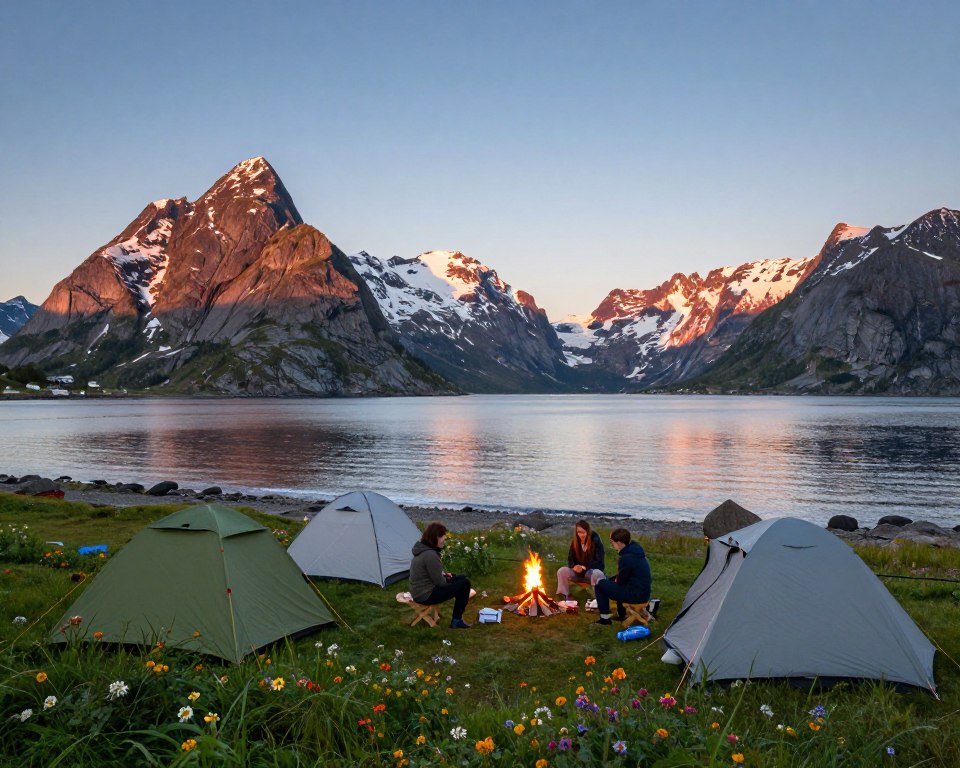 Mitternachtssonne in Nordnorwegen