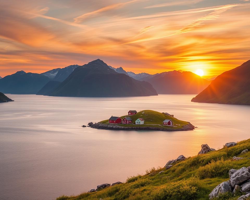 Mitternachtssonne in Nordnorwegen