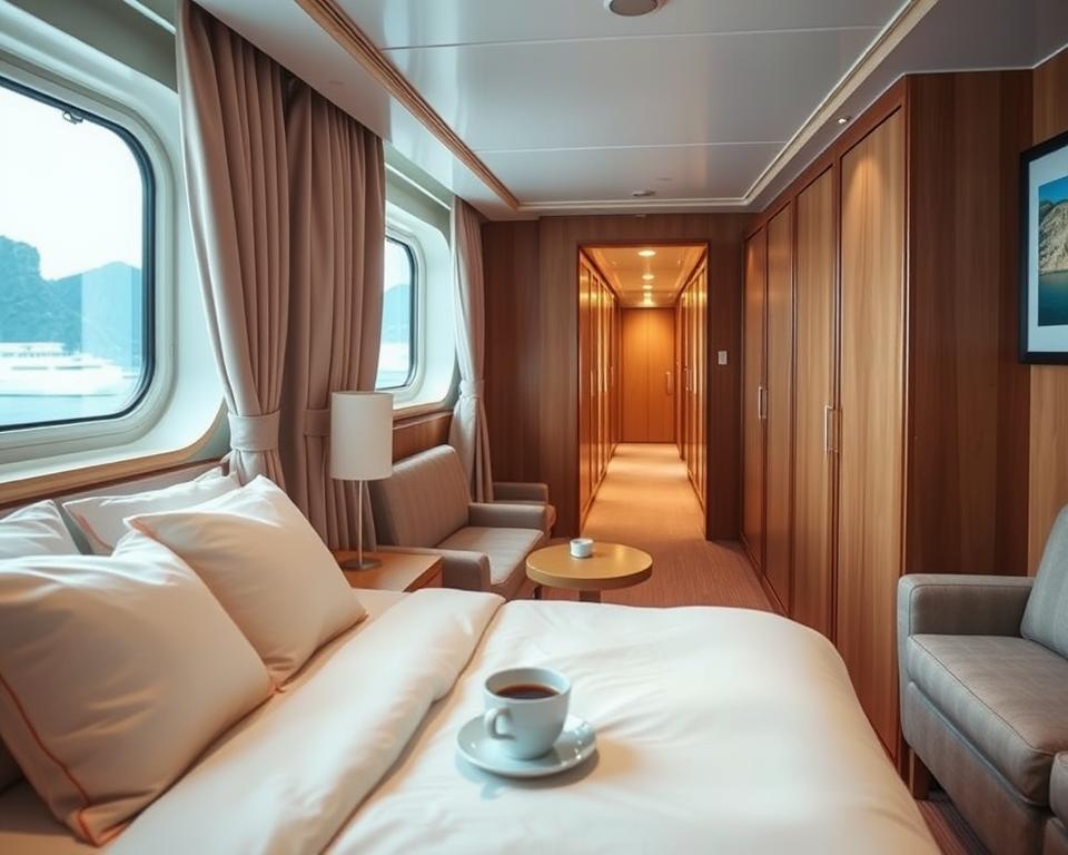 Ruhige Kabine auf Hurtigruten